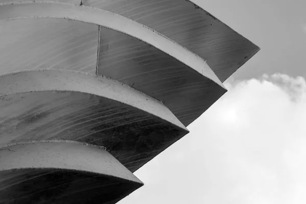 Linhas Abstratas Arquitetura Fundo Detalhe Arquitetura Moderna — Fotografia de Stock