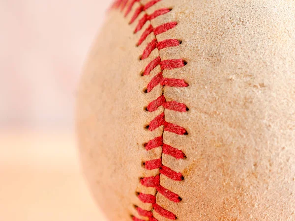 Sport Uitrusting Oude Honkbal Achtergrondstructuur — Stockfoto