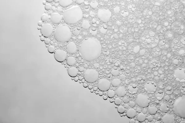 White Foam Texture Abstract Background Closeup — Stock Photo, Image