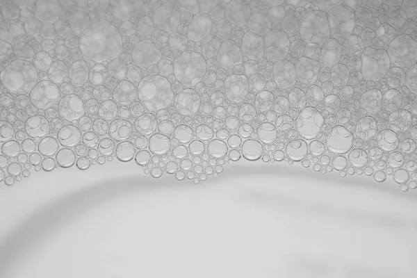 White Foam Texture Abstract Background Closeup — Stock Photo, Image
