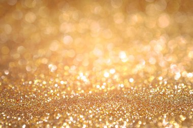 arka plan Altın ışık bokeh Noel tatili