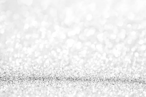 Noel bokeh arka plan beyaz gümüş ışıkları