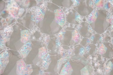 beyaz köpük doku arka plan bakış