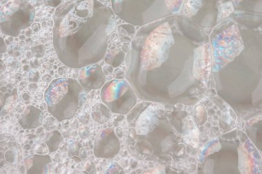 beyaz köpük doku arka plan bakış