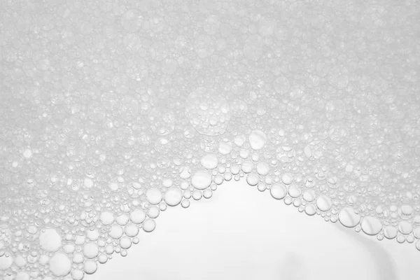 White Foam Texture Abstract Background Closeup — Stock Photo, Image