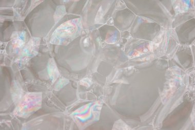 beyaz köpük doku arka plan bakış