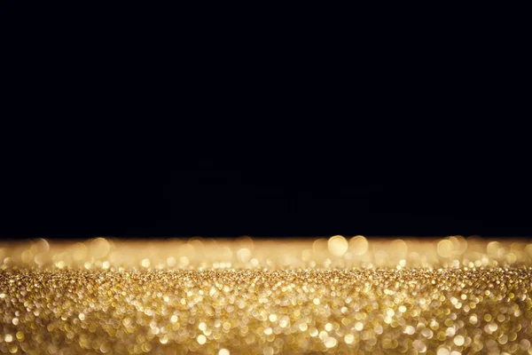 Fondo Abstracto Oro Luz Bokeh Navidad Vacaciones —  Fotos de Stock