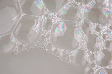 beyaz köpük doku arka plan bakış