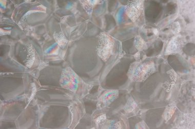 beyaz köpük doku arka plan bakış