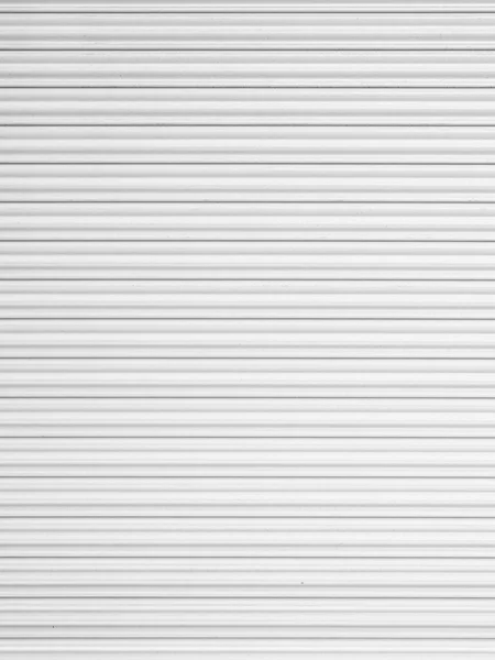 Gegolfde Metalen Plaat Witte Schuifdeur Roller Shutter Textuur — Stockfoto