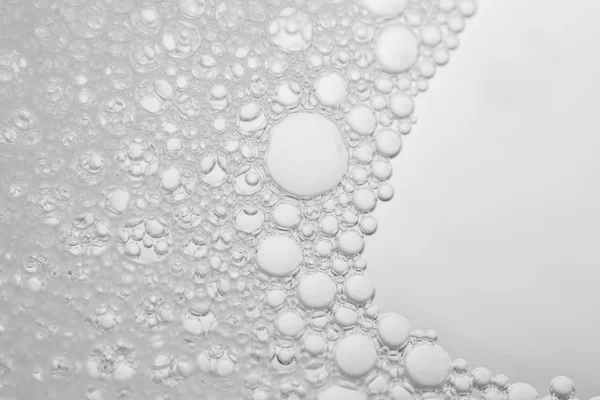 白い泡テクスチャの抽象的な背景のクローズ アップ — ストック写真