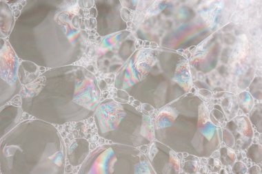 beyaz köpük doku arka plan bakış