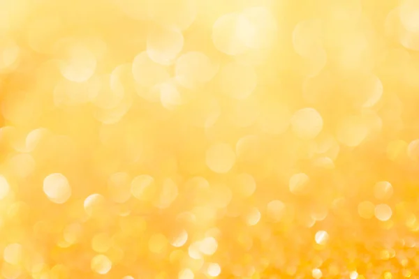 Abstracte Achtergrond Gouden Licht Bokeh Kerstvakantie — Stockfoto