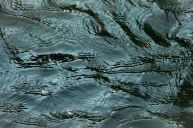 Koyu mavi şelale dalga su arka plan doku soyut