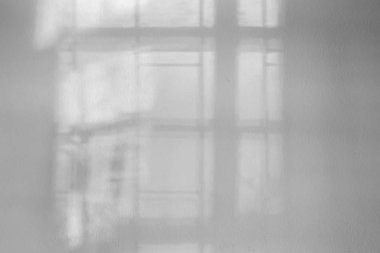 Blackboard doku beyaz soyut pencere gölge, bakış açısı ile boş duvar