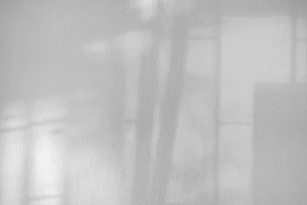 Αφηρημένη Μαυροπίνακα Υφή Λευκό Κενό Τοίχο Παράθυρο Σκιά Προοπτική — Φωτογραφία Αρχείου