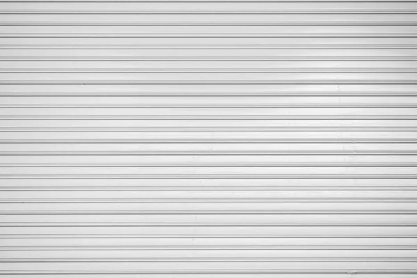 Hoja Metal Corrugado Puerta Corredera Blanca Textura Del Obturador Del —  Fotos de Stock