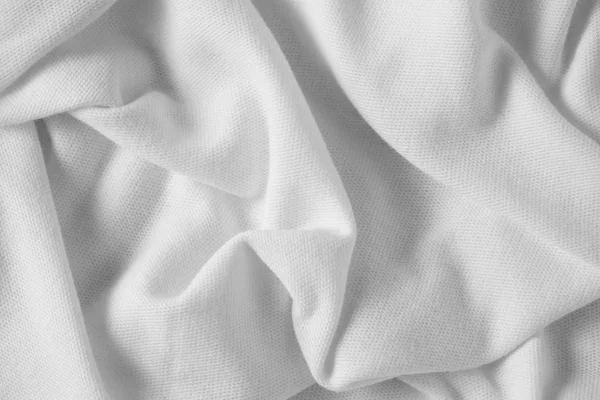 White Fabric Cloth Background Texture — Stock Photo, Image