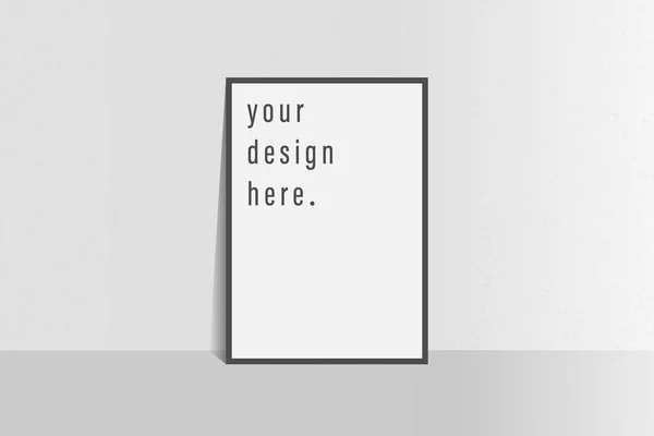 Brosúra és röplap sablon egyszerű fehér színű háttér-üzleti tervezés — Stock Vector