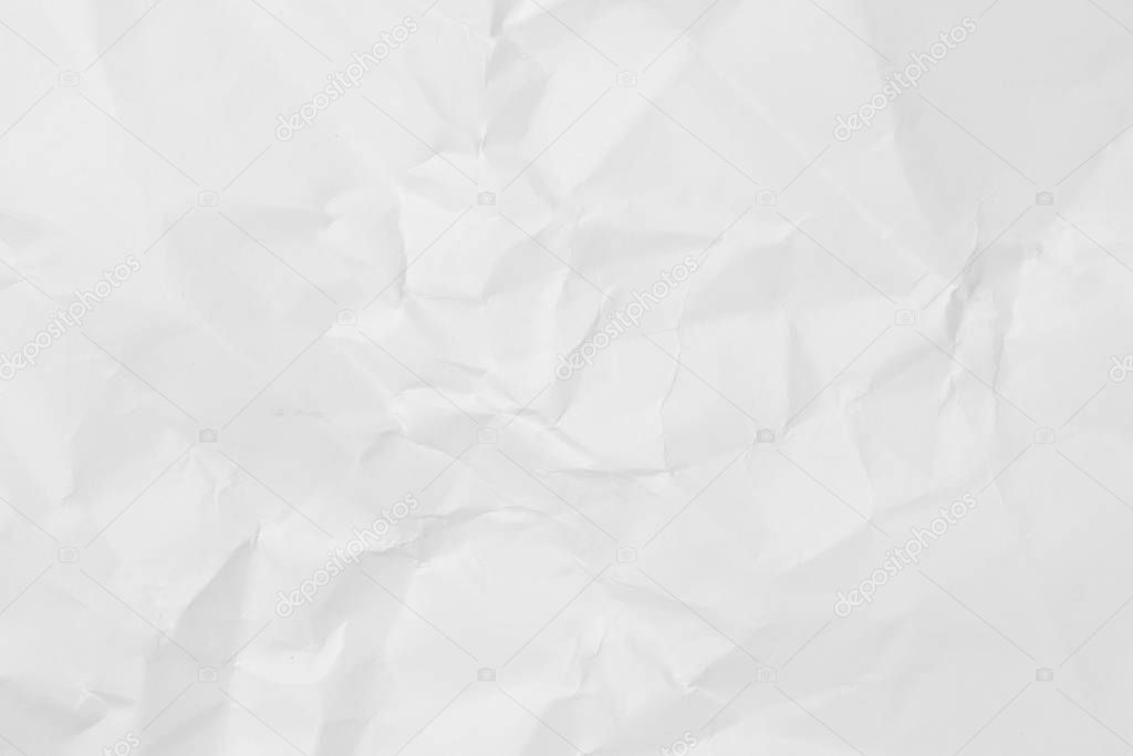 White creased paper texture background