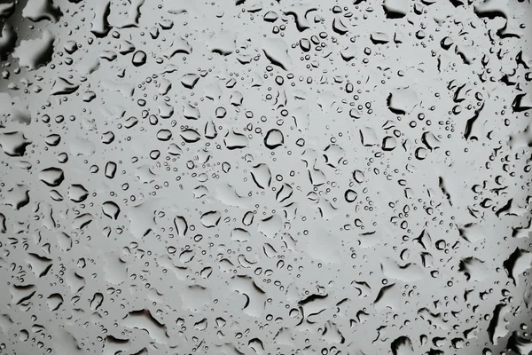 Textur Hintergrund Tropfen Regen auf Glas — Stockfoto