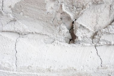 soyut arka plan dokusu Çatlaklar ile beton duvar