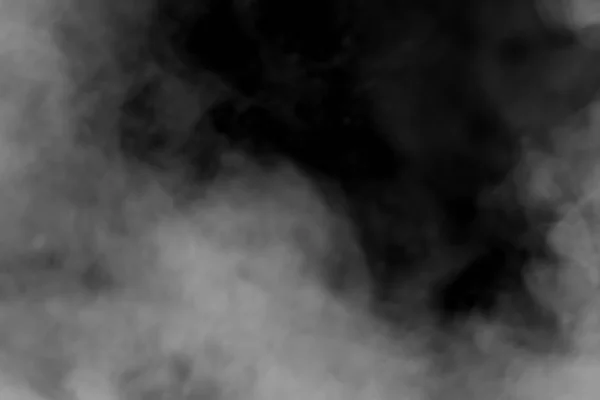 煙の抽象的な背景の曲線と黒の背景の波 — ストック写真