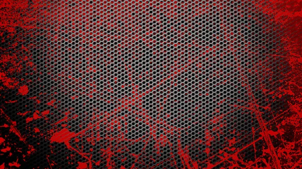 壁に血のスプラッシュスペースを持つグランジハロウィーンの背景 — ストック写真