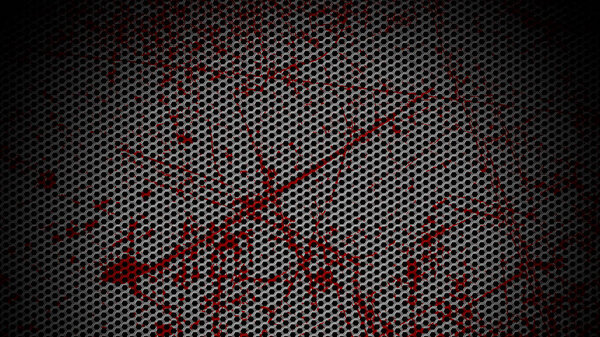 grunge halloween background with blood splash space on wall