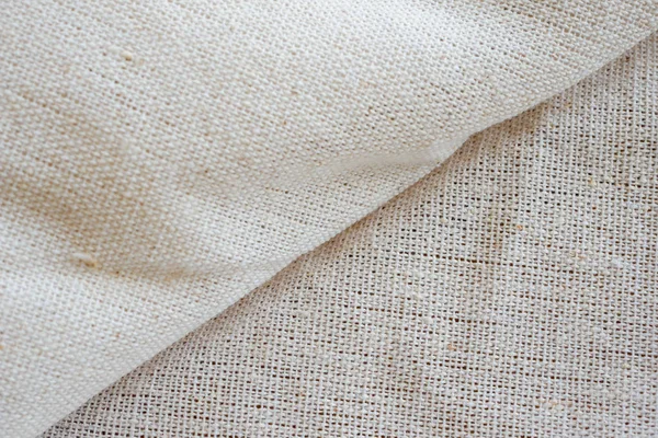 White calico fabric cloth background texture — Stock Photo, Image