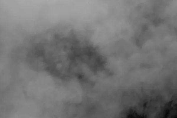 煙の抽象的な背景の曲線と黒の背景の波 — ストック写真