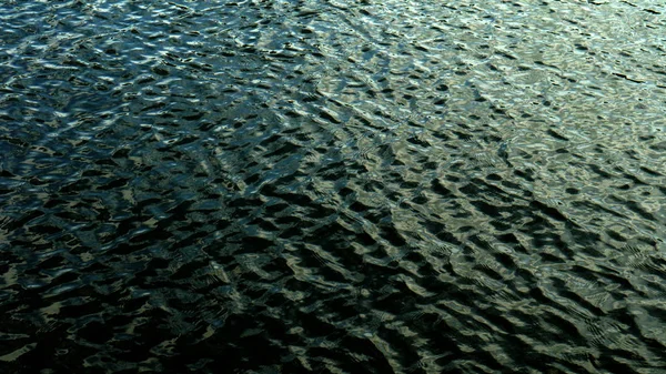 抽象深蓝瀑布波浪水背景纹理 — 图库照片