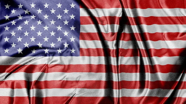 Sombre drapeau USA comme un arrière-plan patriotique — Photo