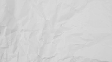 Beyaz buruşmuş kağıt doku arkaplanı