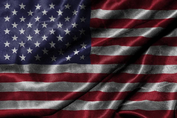 Dark Flag USA as a patriotic background — Stock Photo, Image