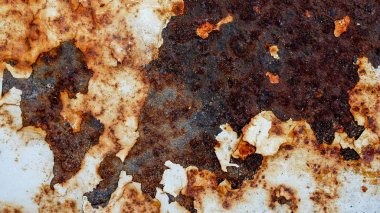  iç dış aralık için grunge paslı metal doku arka plan