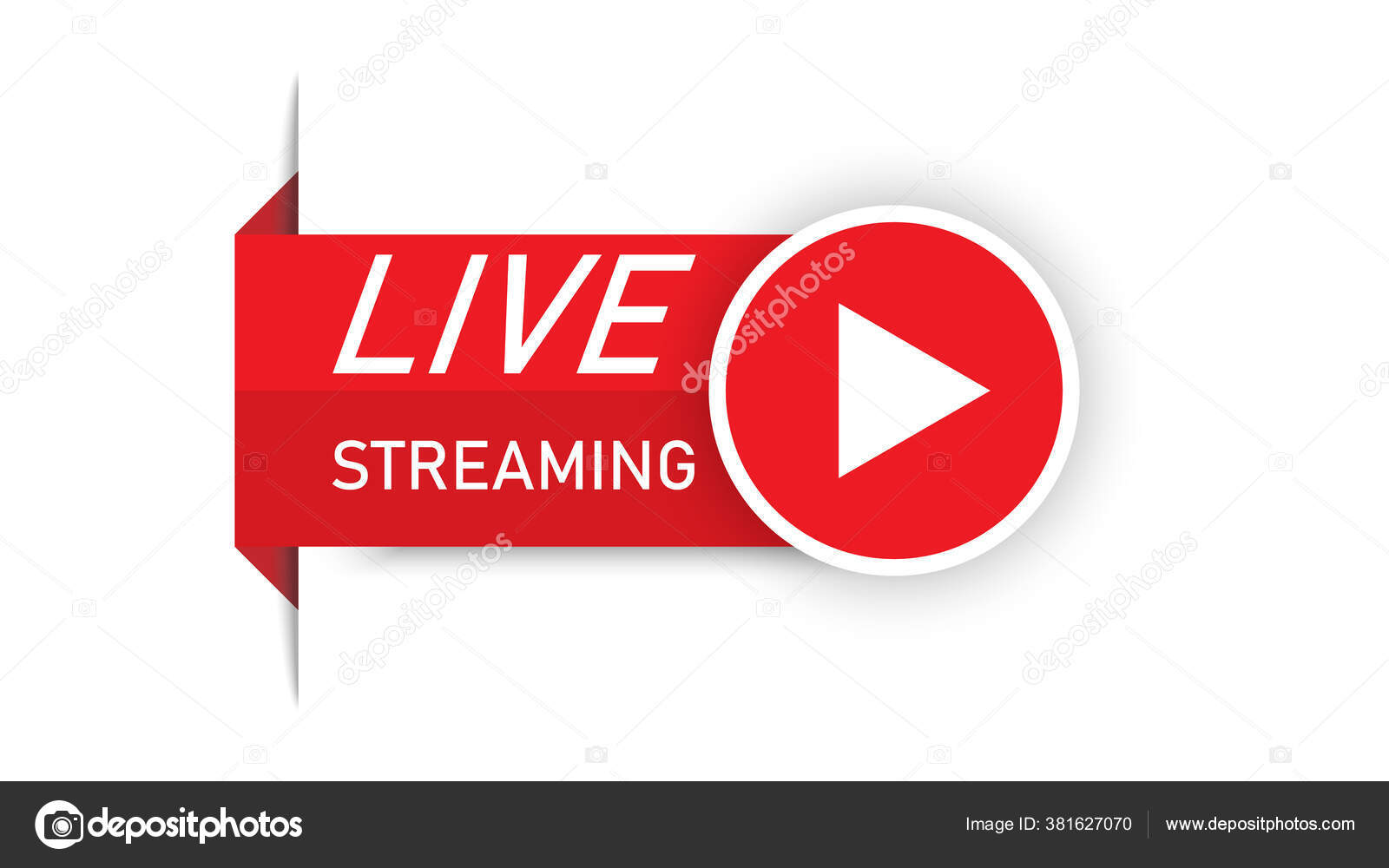 Live Streaming Logo Banner Vector Design Button Icon Live Streaming Vector Image By C Nattapol Vector Stock Live Streaming Logo Banner Vector Design Button Icon Live Streaming Vector Image By C Nattapol Vector Stock