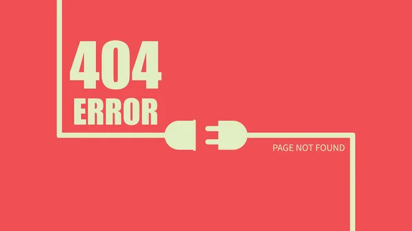 404 Error Page Found Lost Sorry Network Erro Concept Vector — стоковый вектор