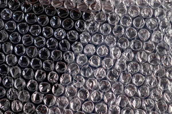 Fondo Translúcido Plástico Burbuja Aire Plástico Burbuja Aire Para Embalaje — Foto de Stock