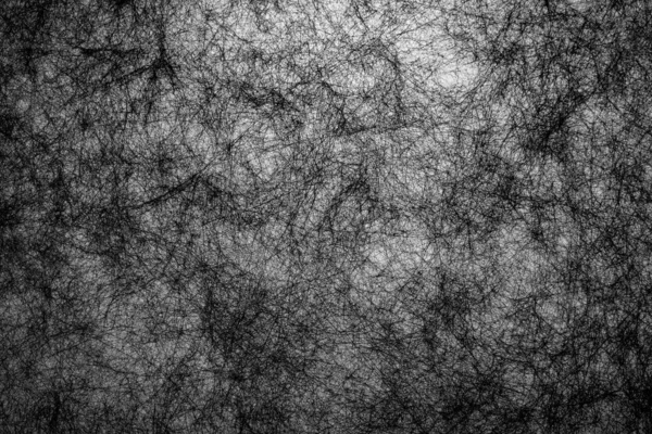 Dessiner Main Fond Abstrait Lignes Fibres Noires Sur Fond Blanc — Photo