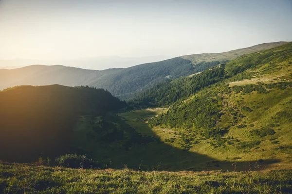 Vackra Dalen Bergen — Stockfoto