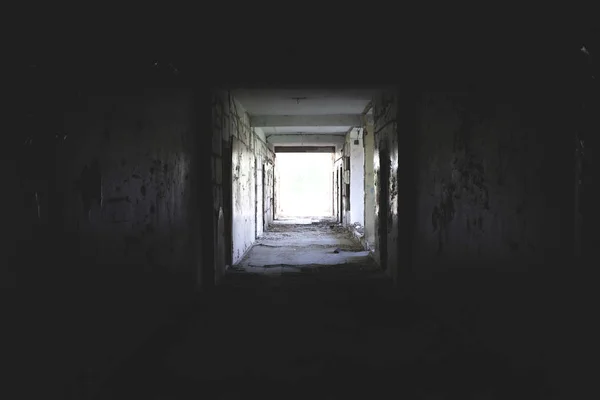 The Dark Corridor in The Building