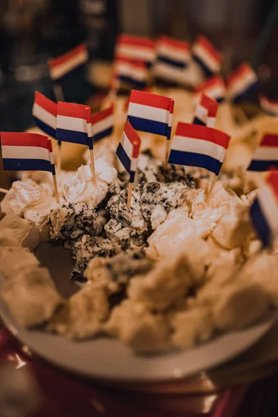 Tatlı hamur işleri. Yemek servisi. Düğün doğum günü kavramı