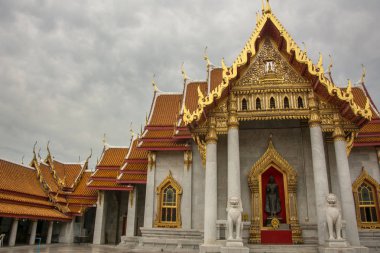 Bangkok, Tayland, Budizm tapınakta Wat Benchamabophit