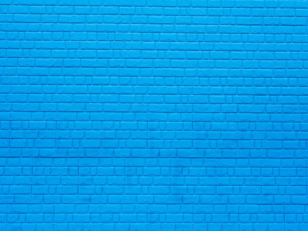 Textuur Van Bakstenen Muur Van Blauwe Kleur Gebarsten Close — Stockfoto