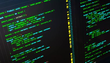 Php dili geliştirme web. Makro php kodu koyu arka plan üzerinde