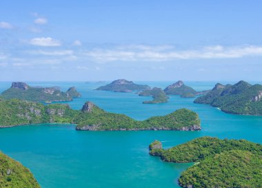 Güzellik sahne, Mu Ko Ang Thong Milli Parkı, ada Tayland