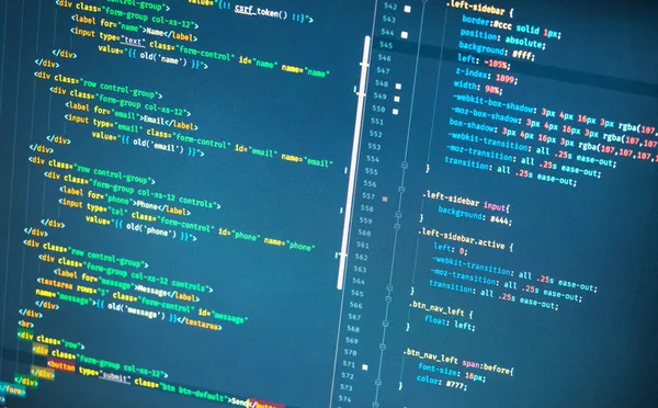 Mavi arka planda Css3 kodu