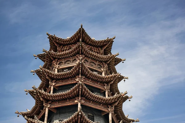 Arquitectura Tradicional China Madera Piedra Pagoda Pagoda Manjuji Vieja Torre —  Fotos de Stock