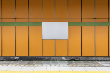 Duvar Duvarı Boş İlan Tahtası Beyaz Panosu Posteri.